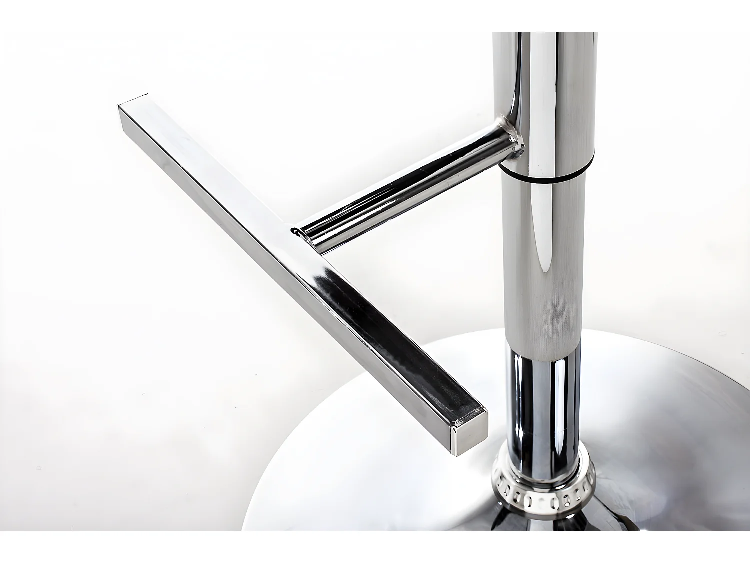 Tabouret de bar - Tissu & Métal - Noir - Dublin