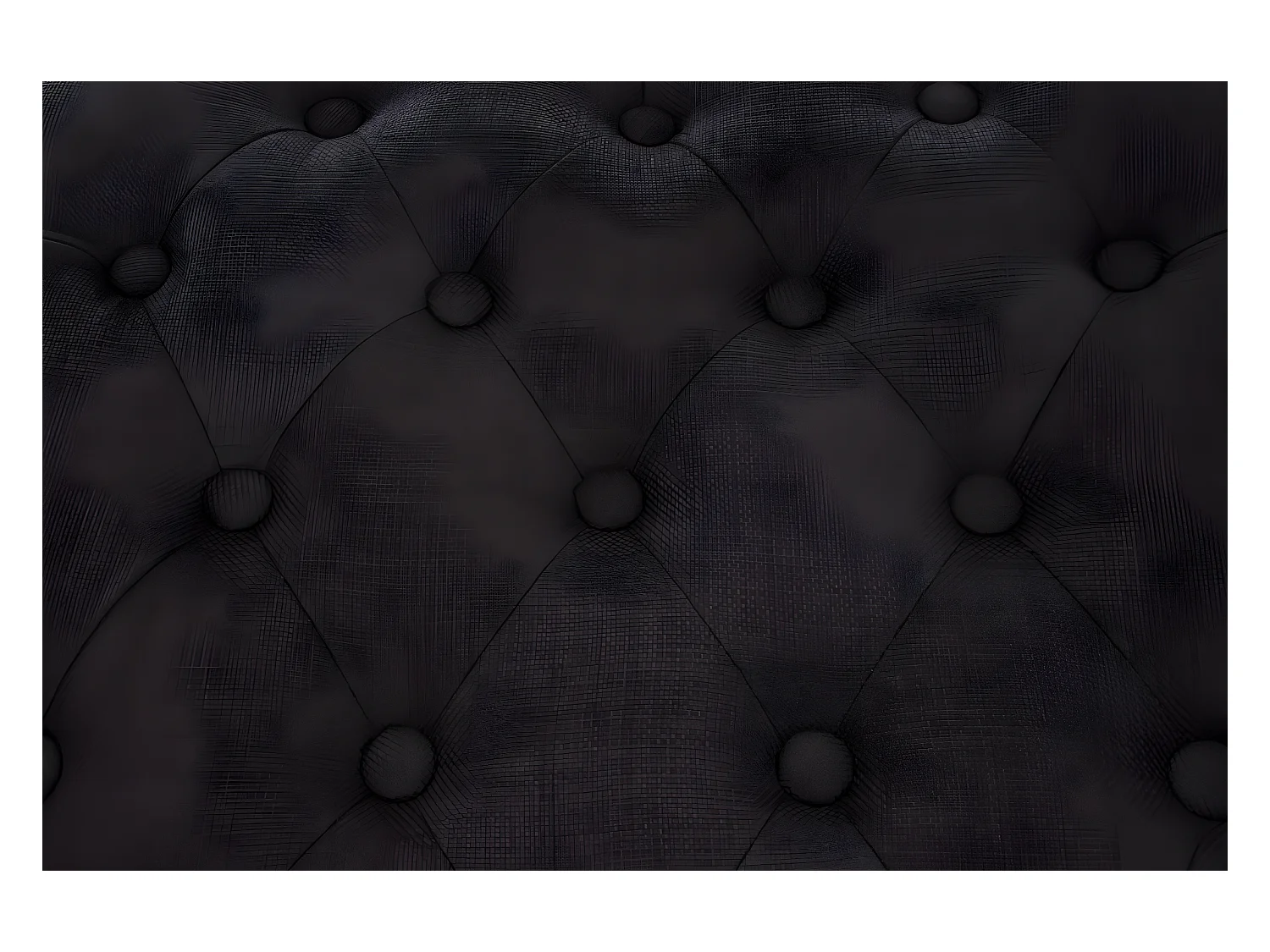 Tabouret de bar - Tissu & Métal - Noir - Dublin