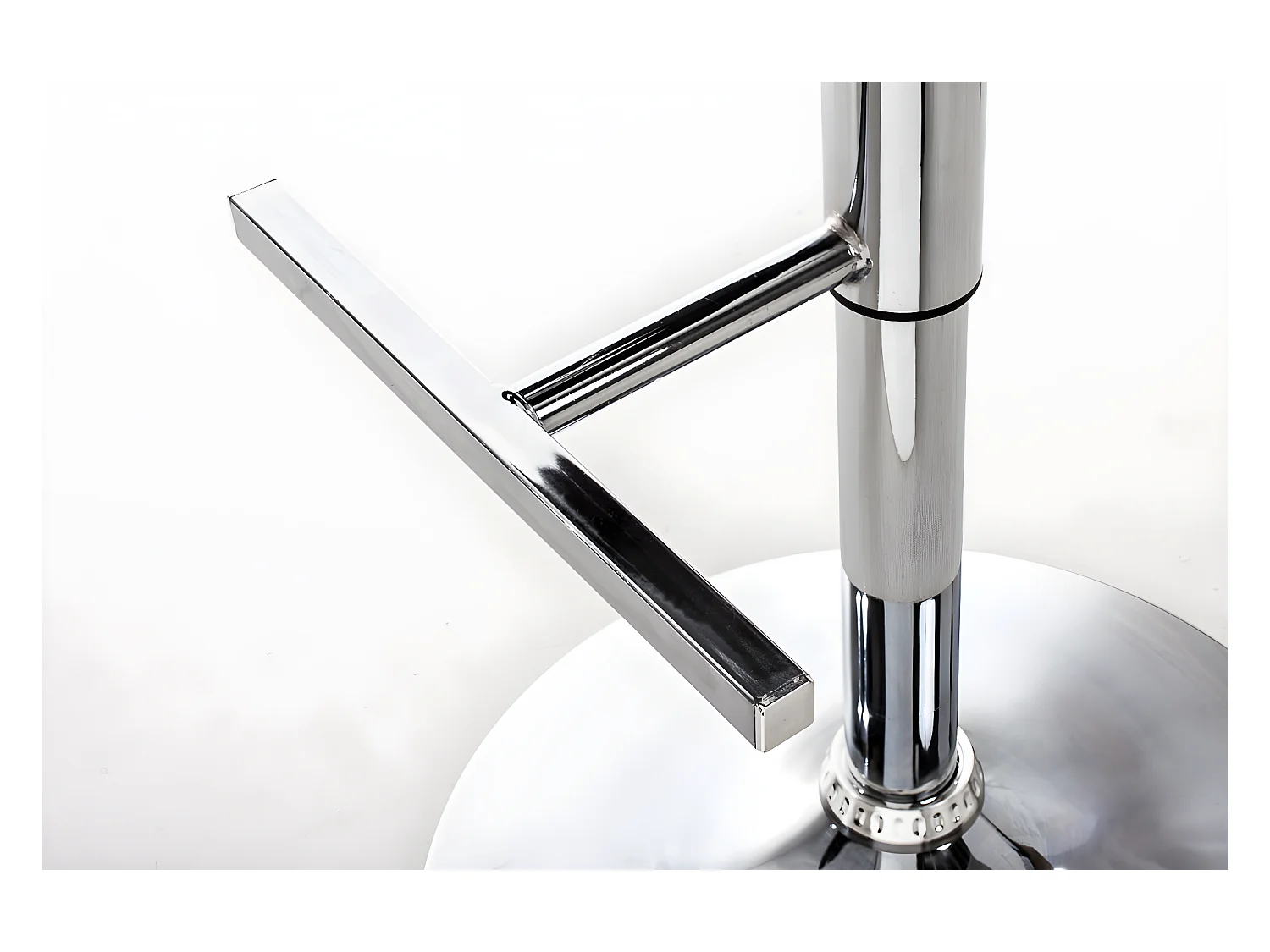 Tabouret de bar - Tissu & Métal - Noir - Dublin