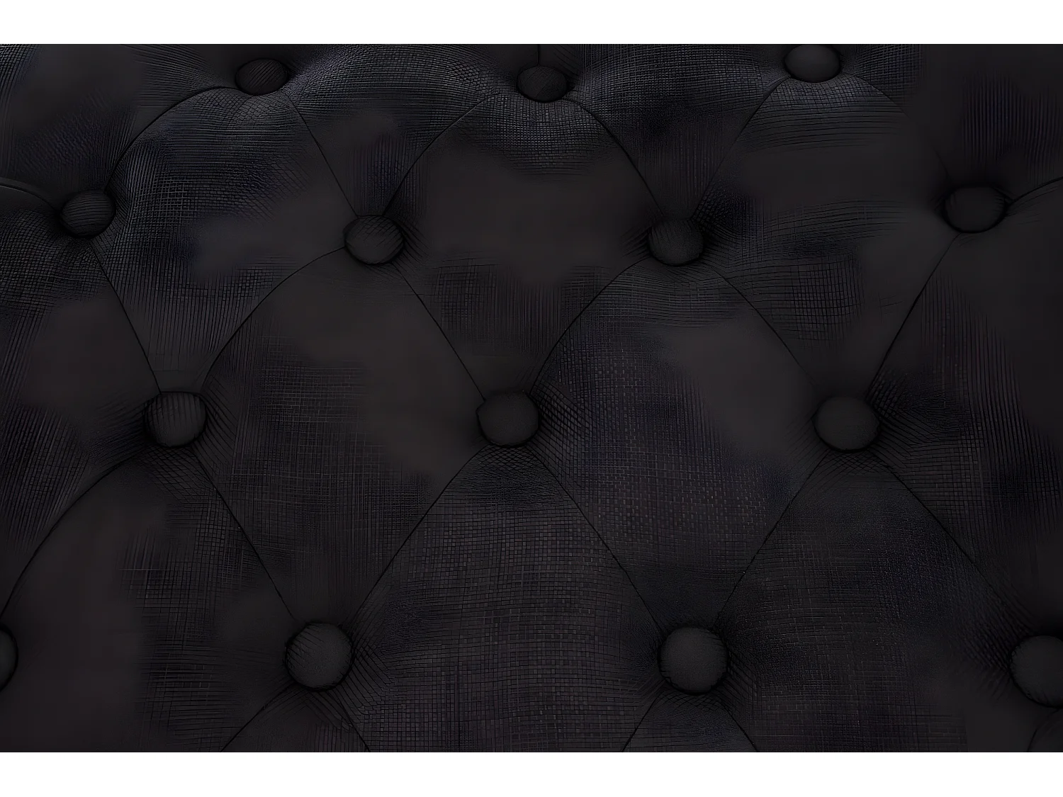 Tabouret de bar - Tissu & Métal - Noir - Dublin