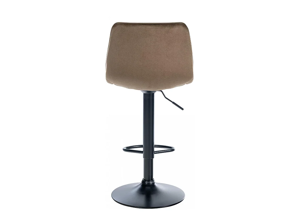 Barhocker - Samt & Metall - braun - Lex