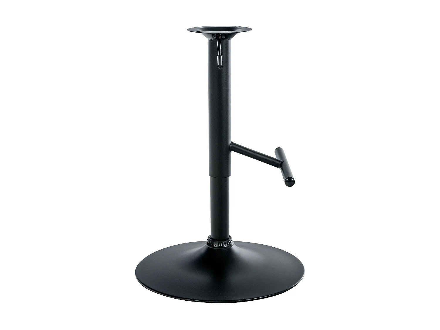 Tabourets de bar - Métal & Métal - Noir - Ersatz T Gestell für Barhocker