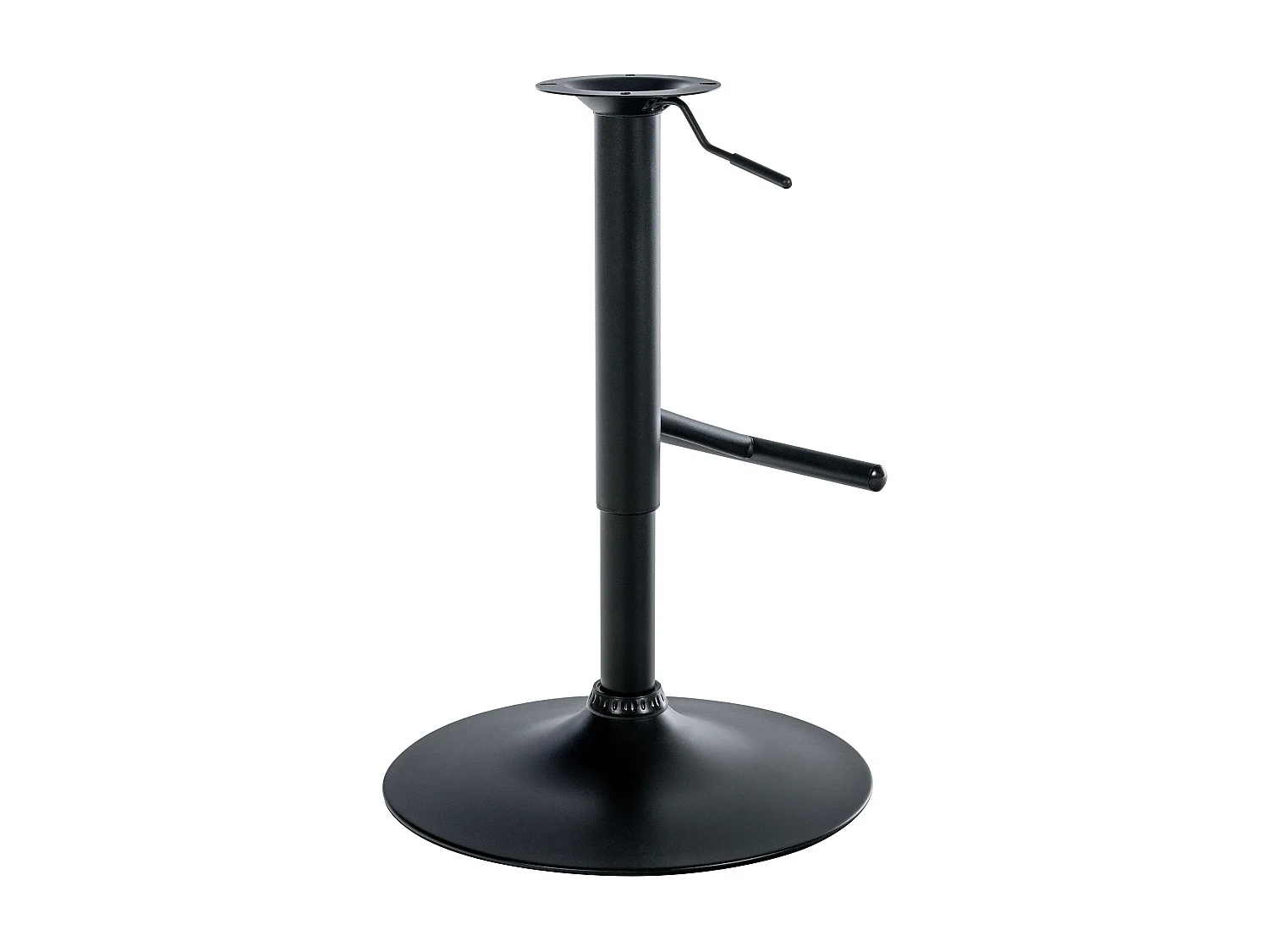 Tabourets de bar - Métal & Métal - Noir - Ersatz T Gestell für Barhocker