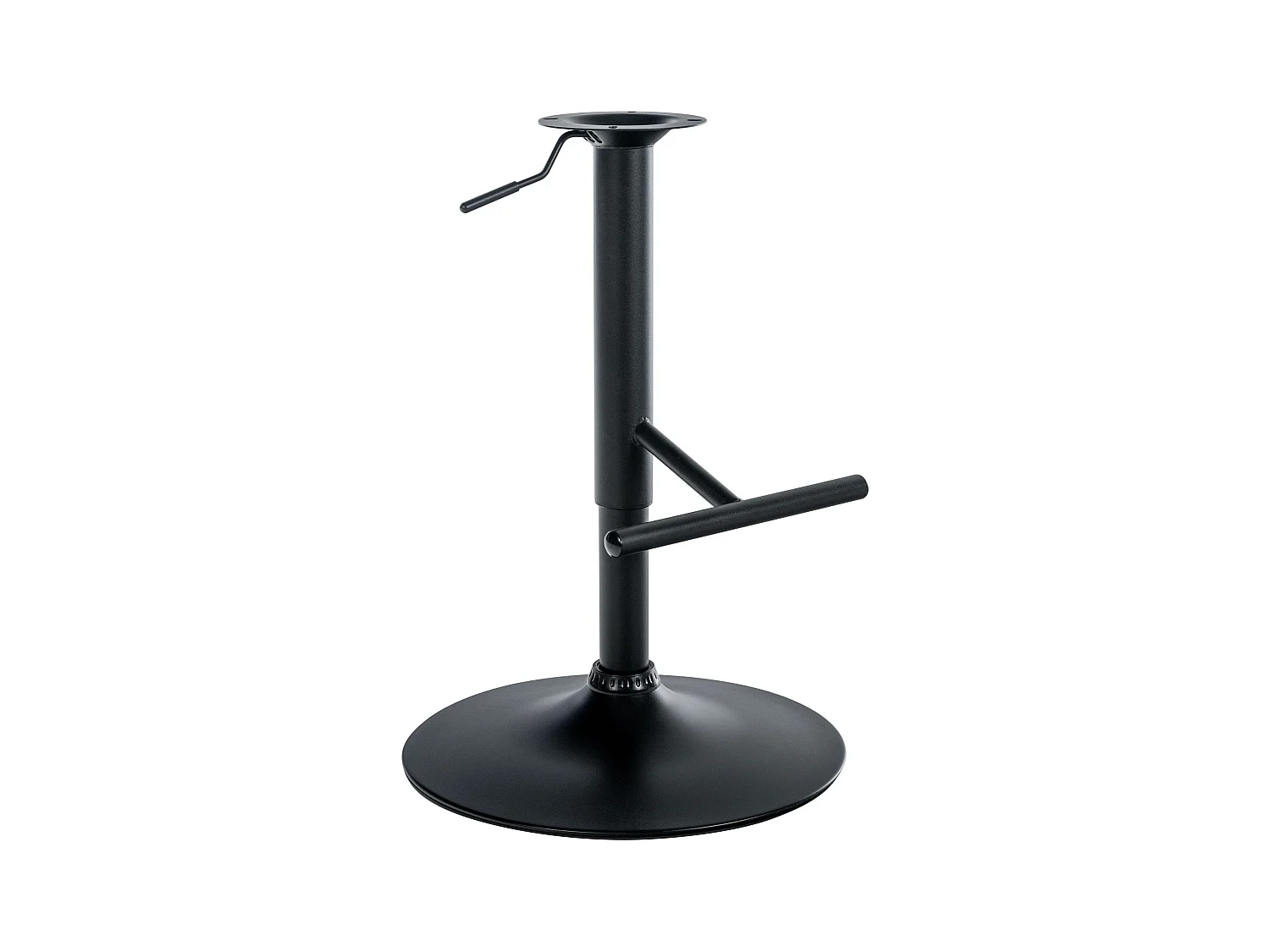 Tabourets de bar - Métal & Métal - Noir - Ersatz T Gestell für Barhocker