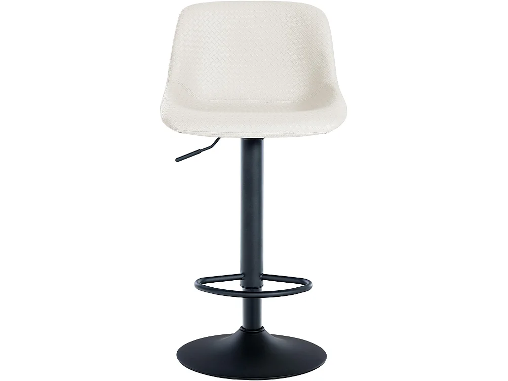 Lot de 2  Tabouret de bar - Similicuir - Crème - Loft