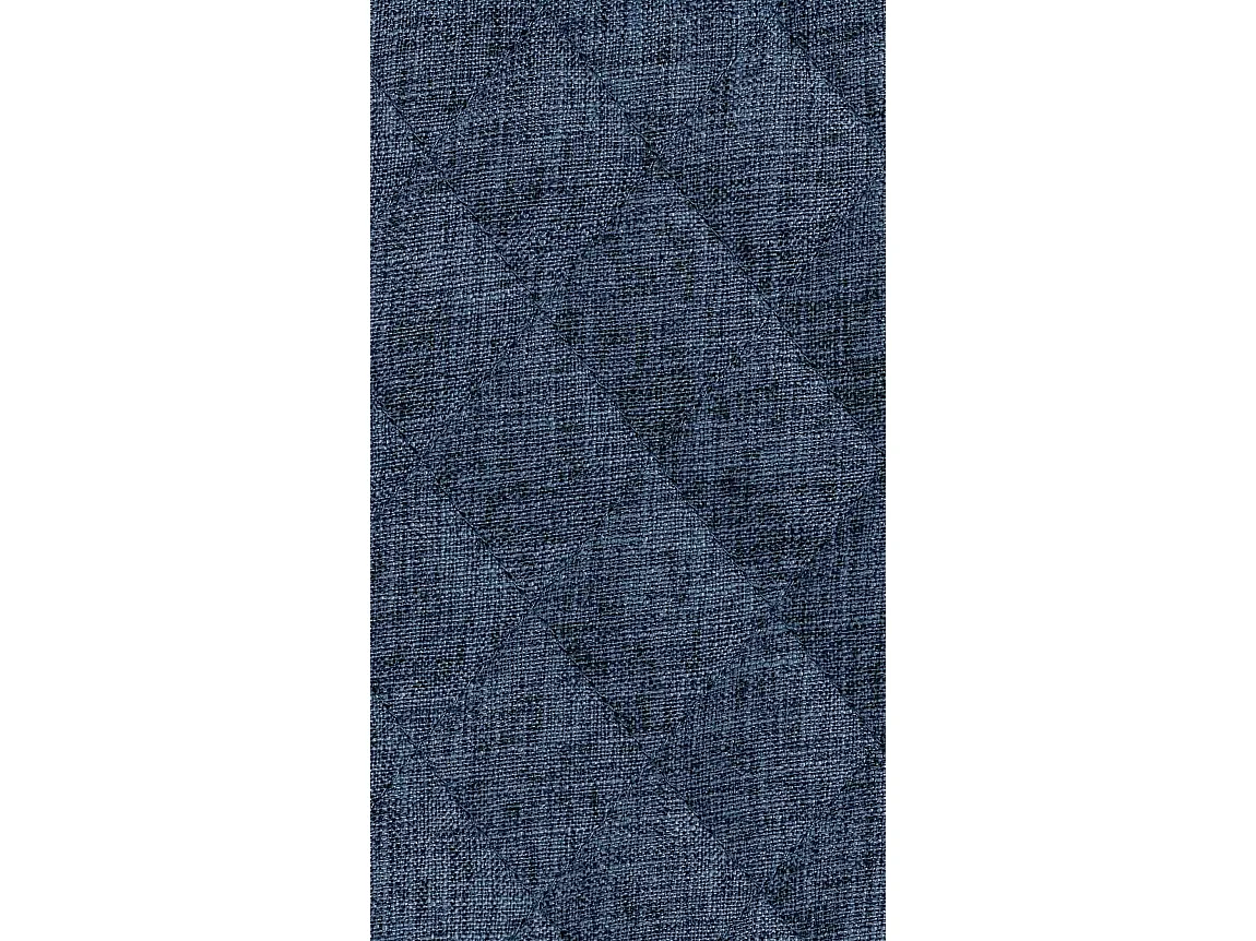 Lot de 2  Tabouret de bar - Tissu - Bleu - Minosa