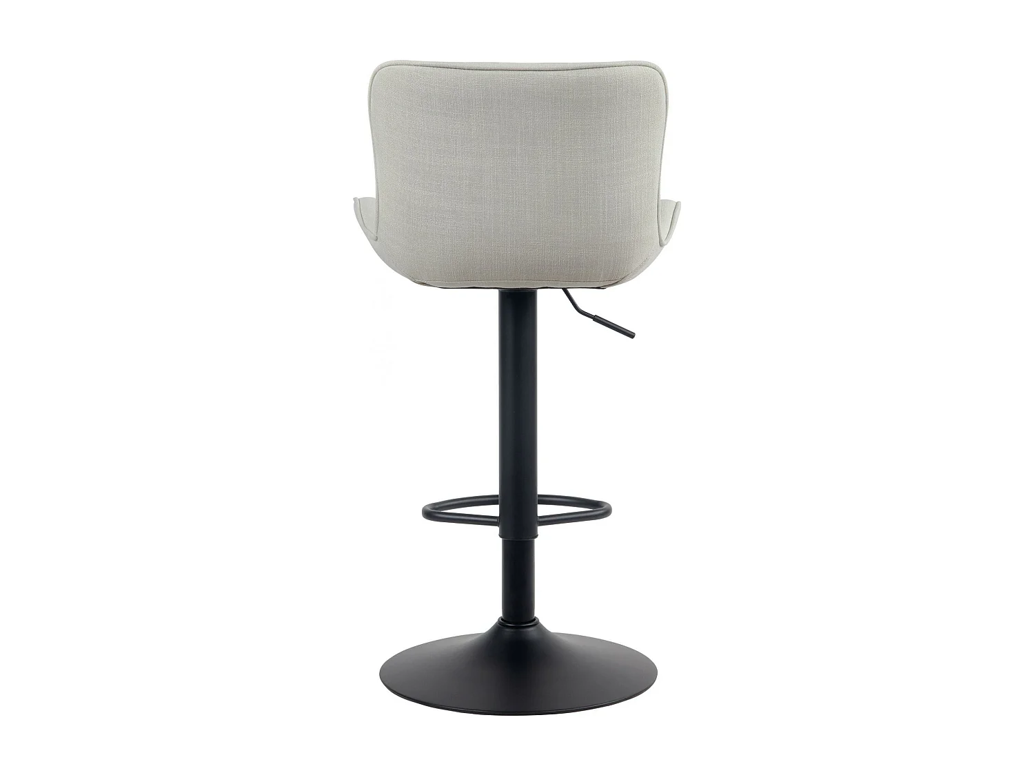 Lot de 2  Tabouret de bar - Tissu - Crème - Linus
