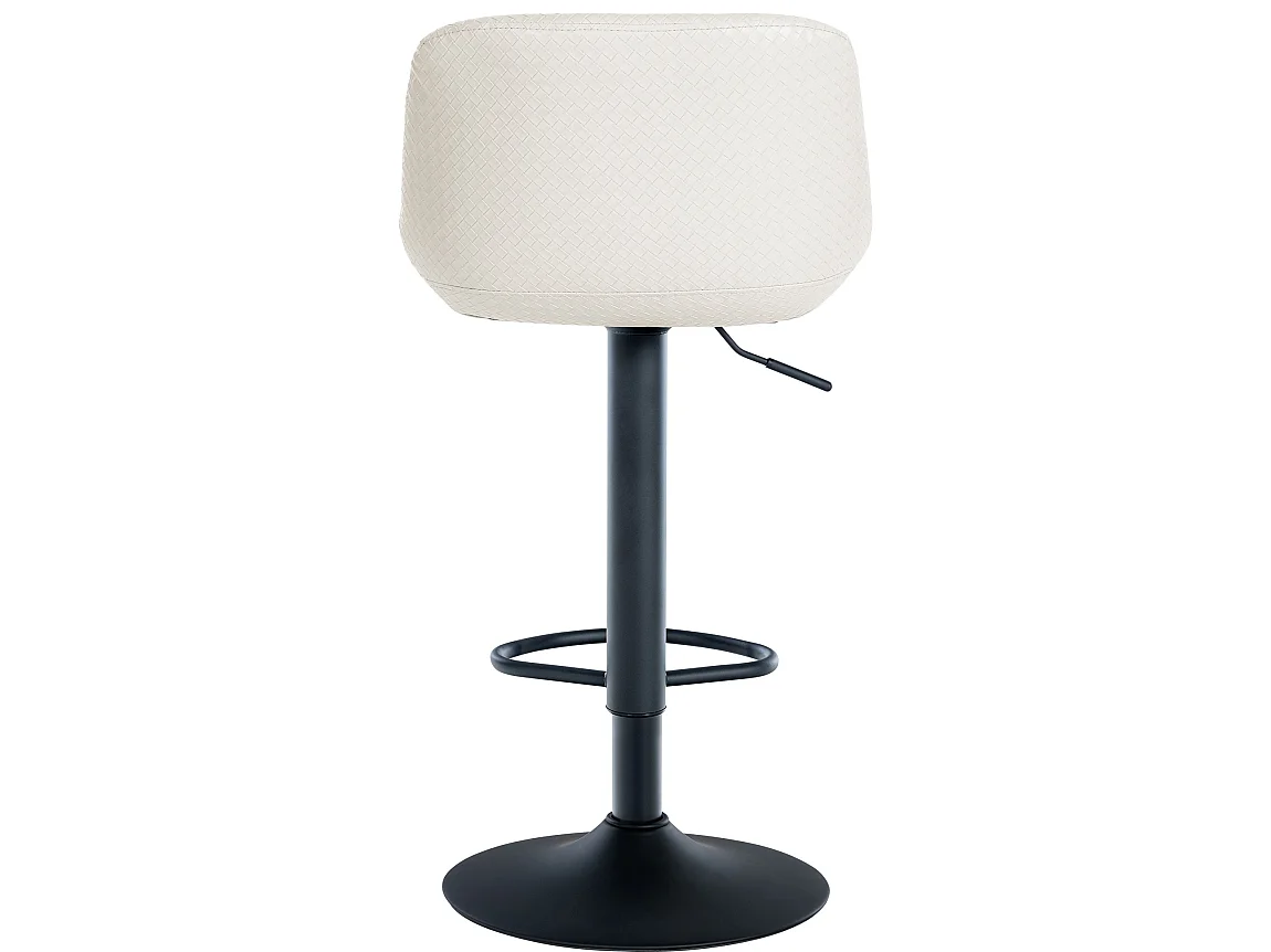 Tabouret de bar - Similicuir - Crème - Loft