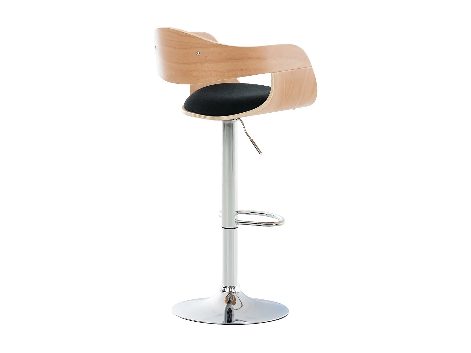 Set van 2  Barkruk - Stof - natura/zwart - Kingston