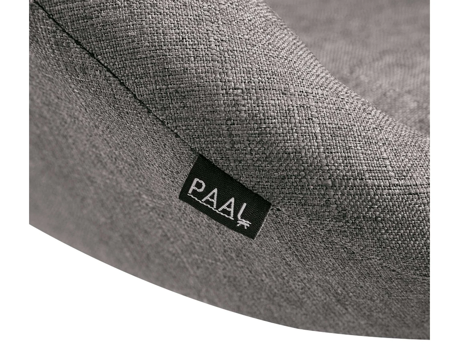 2er Set Barhocker - Stoff & Metall in Chromoptik - hellgrau - Miami V2