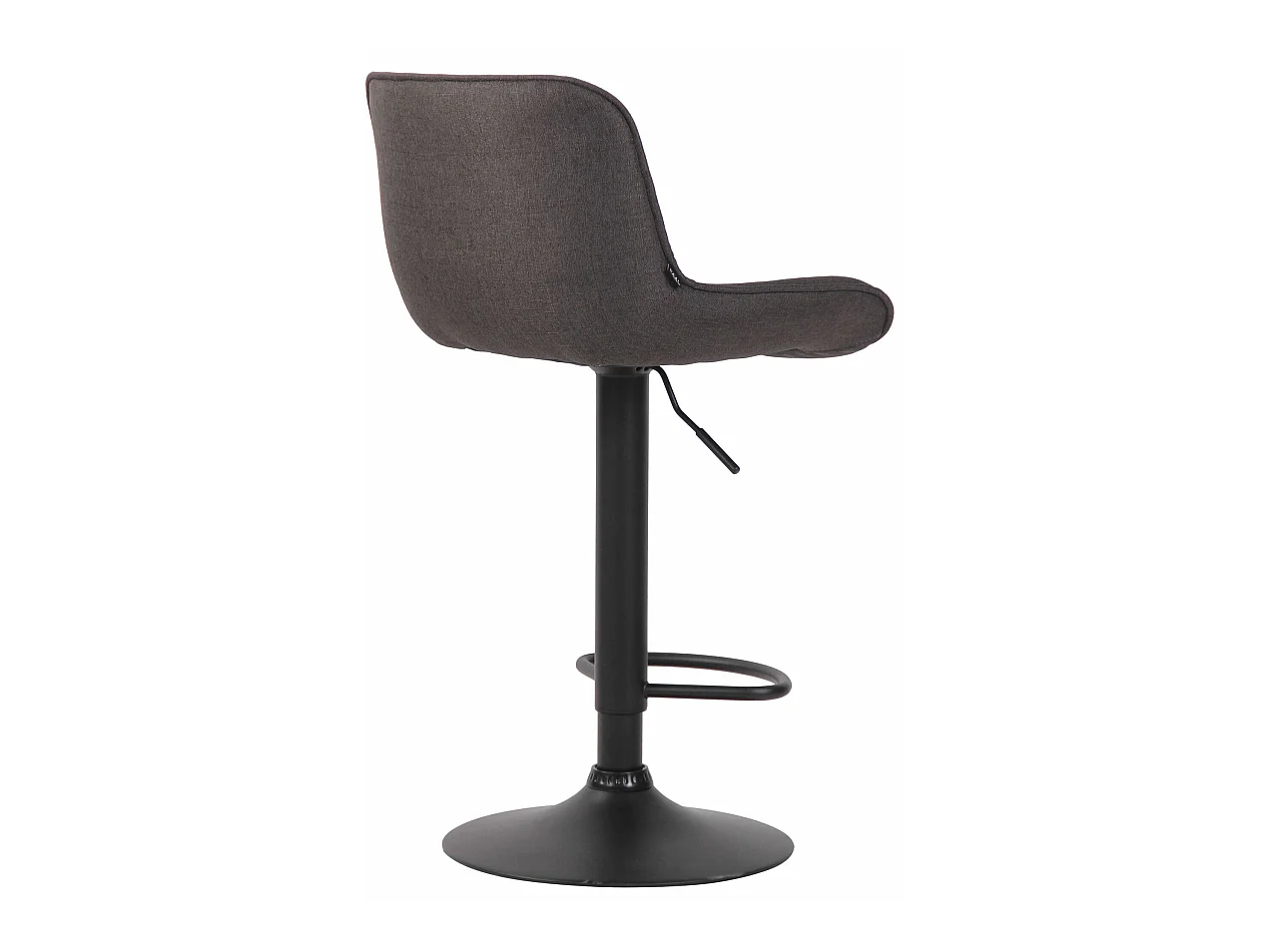 Set van 2 Barkruk - Stof & Metaal - donkergrijs - Lentini