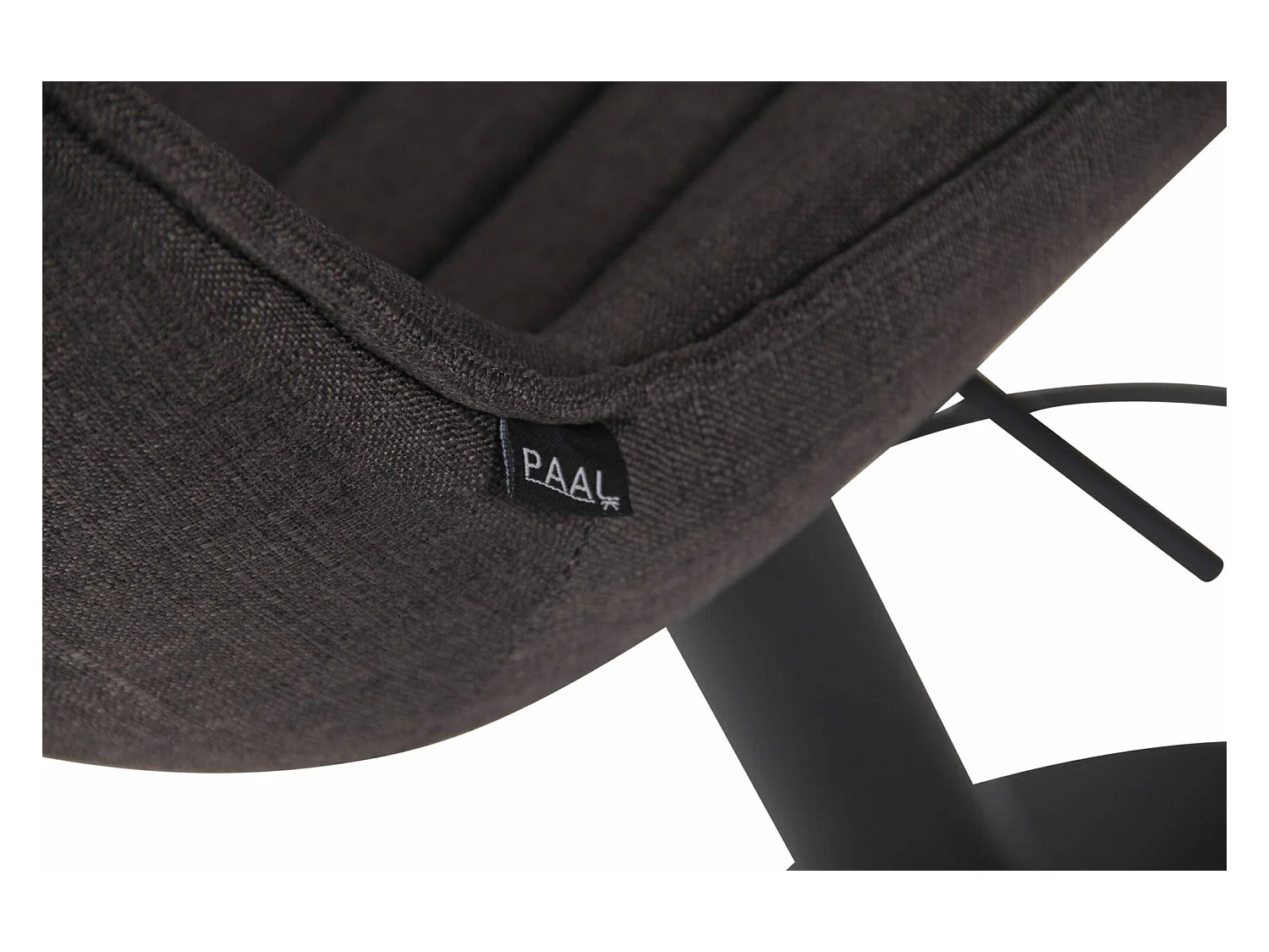 Set van 2 Barkruk - Stof & Metaal - donkergrijs - Lentini