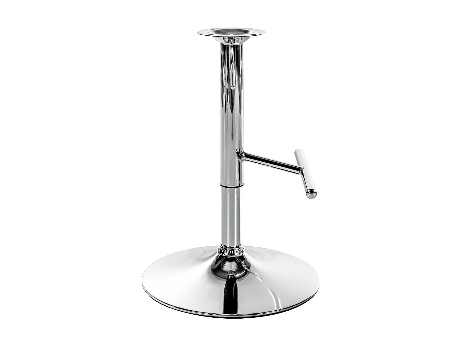 Tabourets de bar - Métal & Métal - Chrome - Ersatz T Gestell für Barhocker