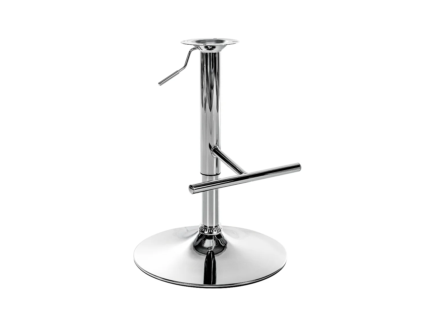 Tabourets de bar - Métal & Métal - Chrome - Ersatz T Gestell für Barhocker