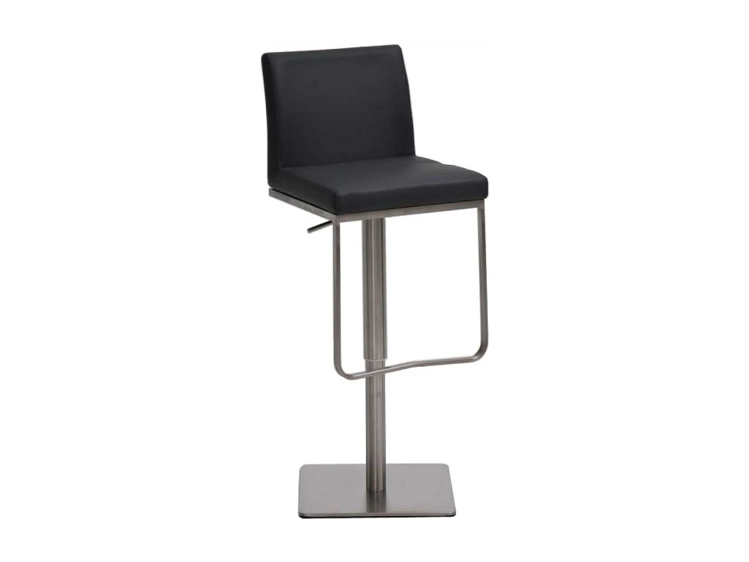 Tabouret de bar - Similicuir & Acier inoxydable - Gris - Panama