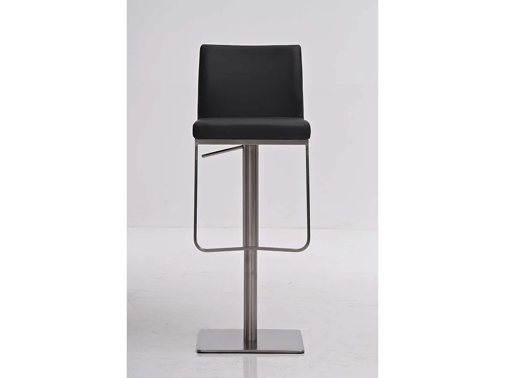 Tabouret de bar - Similicuir & Acier inoxydable - Gris - Panama