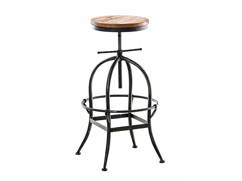 Tabouret de bar - Métal & Métal - Bronze - Strong