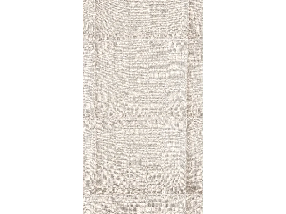 Tabourets de bar - Tissu & Métal - Crème - Peking V2