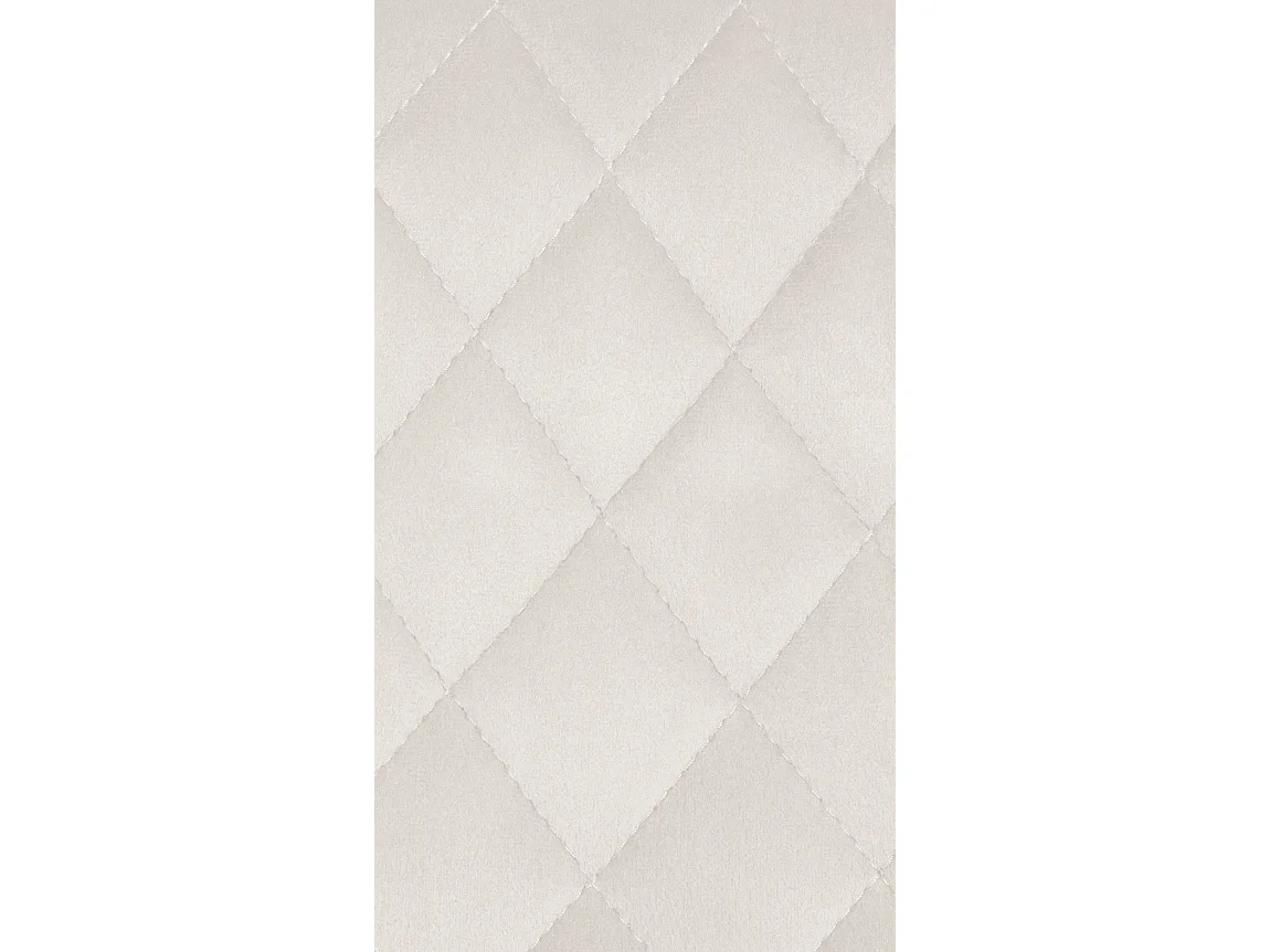 Lot de 2  Tabouret de bar - Velours - Crème - Minosa