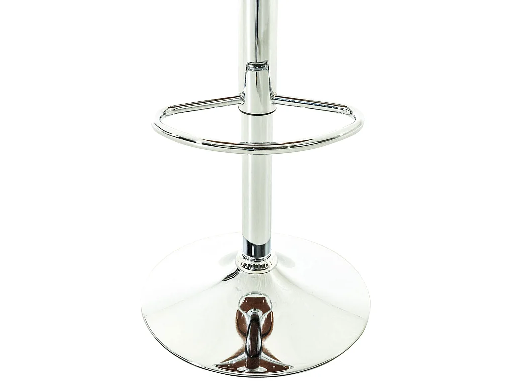 Lot de 2  Tabouret de bar - Similicuir - Nature / Crème - Kingston