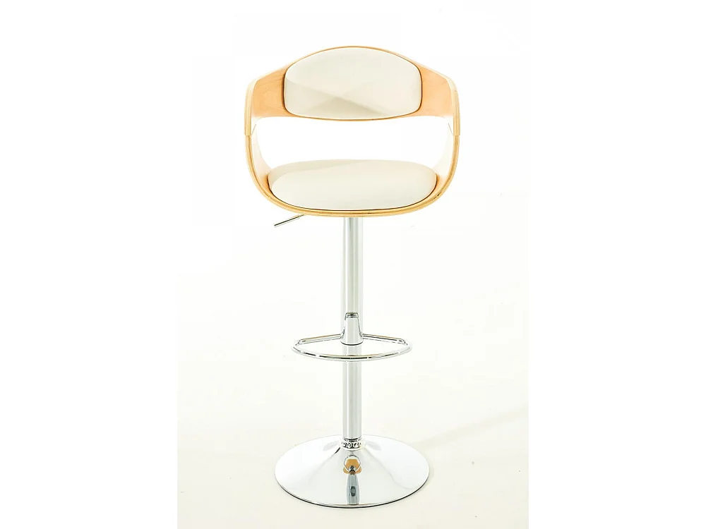 Set van 2  Barkruk - Kunstleer - natura/wit - Kingston