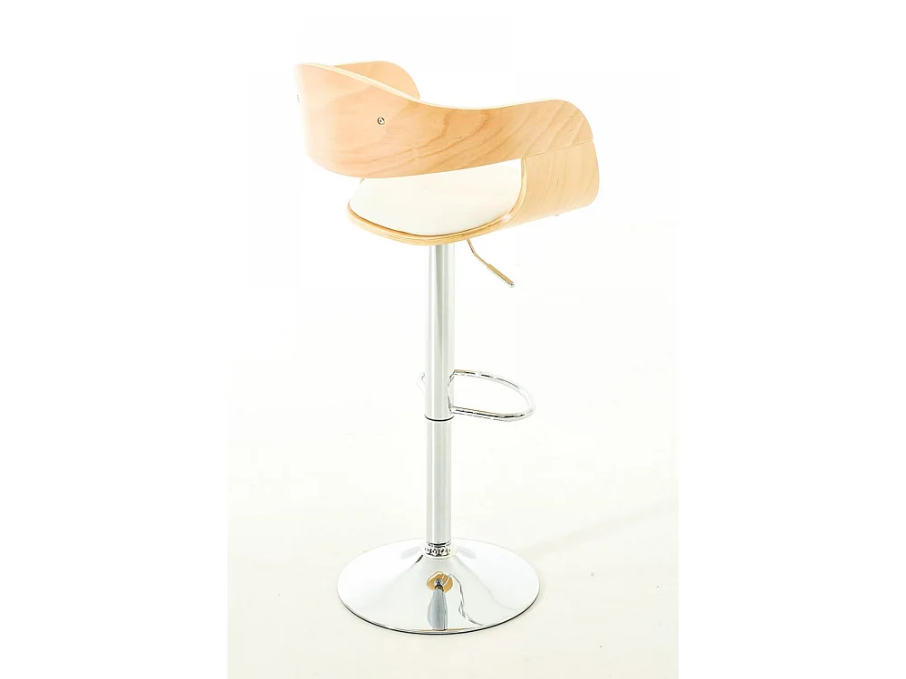 Set van 2  Barkruk - Kunstleer - natura/wit - Kingston