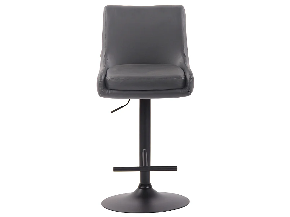 Tabourets de bar - Similicuir & Métal - Gris - Club