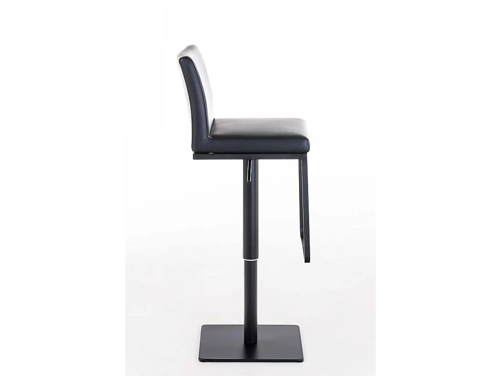 Lot de 2  Tabouret de bar - Similicuir & Noir - Noir - Panama
