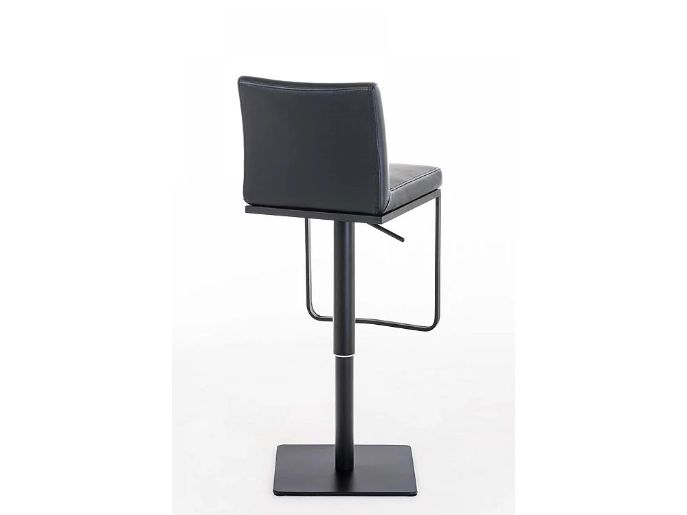 Lot de 2  Tabouret de bar - Similicuir & Noir - Noir - Panama