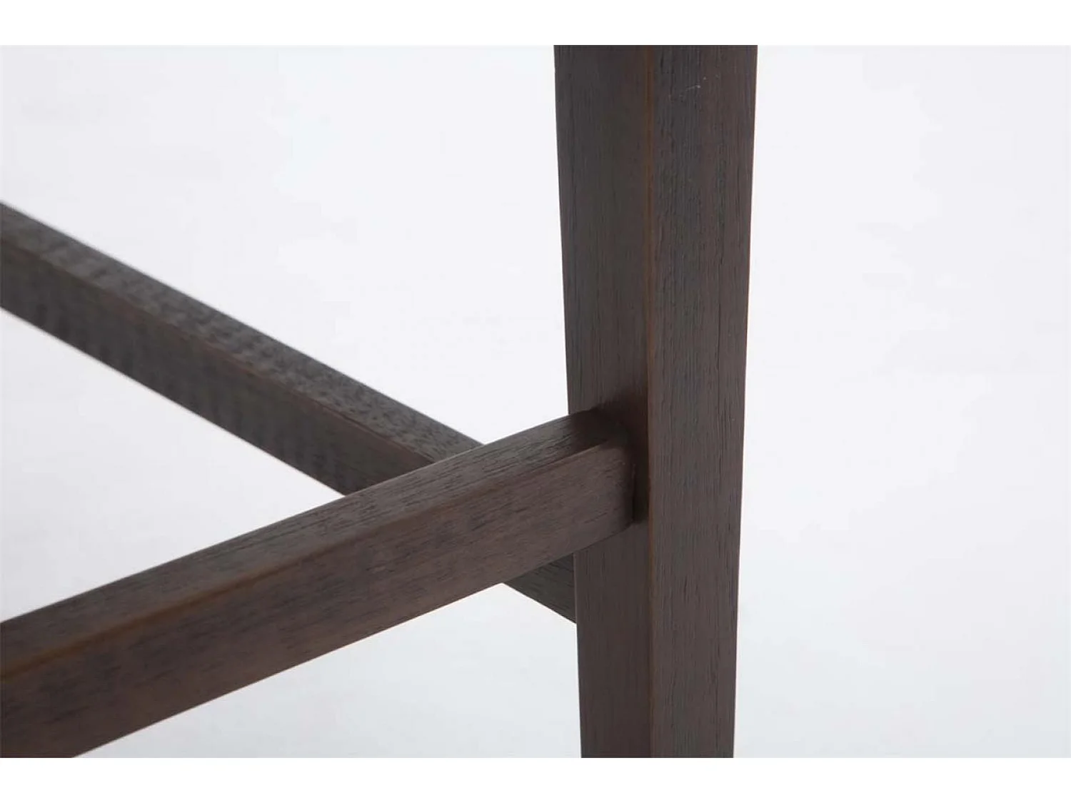 Tabouret de bar - Tissu & Bois - Gris clair - Louise