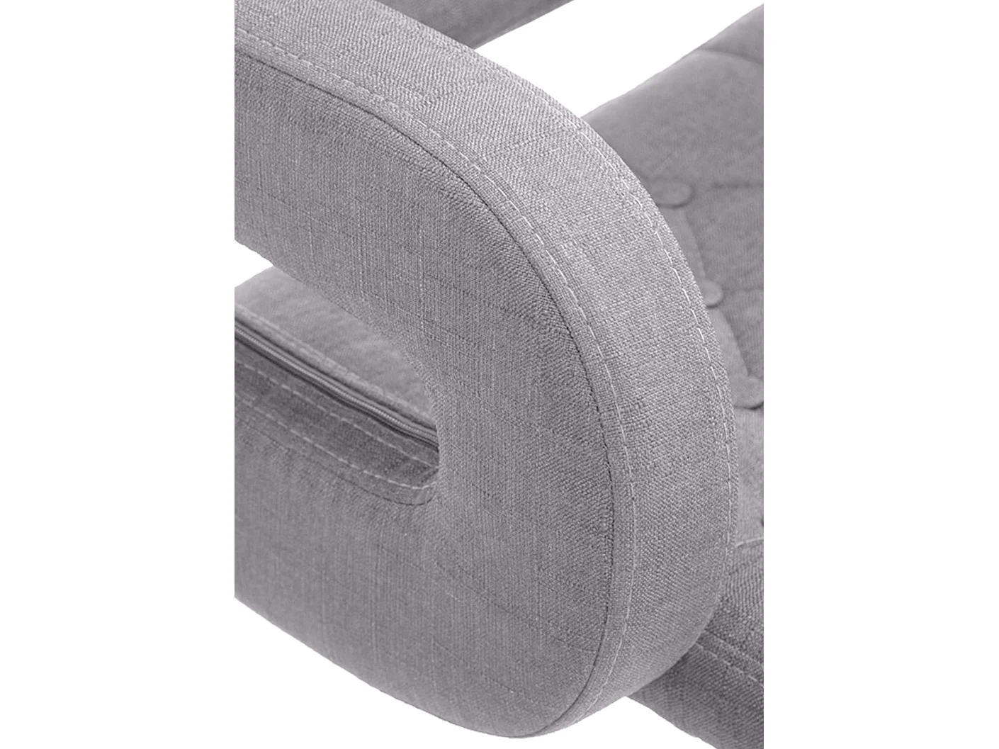 Tabouret de bar - Tissu & Métal - Gris - Dublin