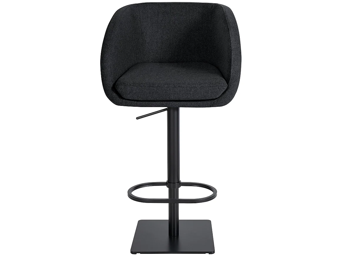 Tabouret de bar - Feutrine & Noir - Anthracite - Gambo