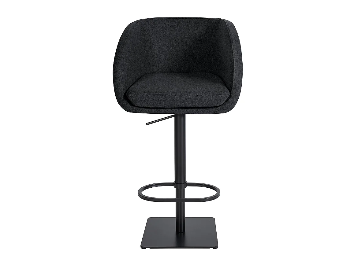 Barhocker - Filz & schwarz - anthrazit - Gambo