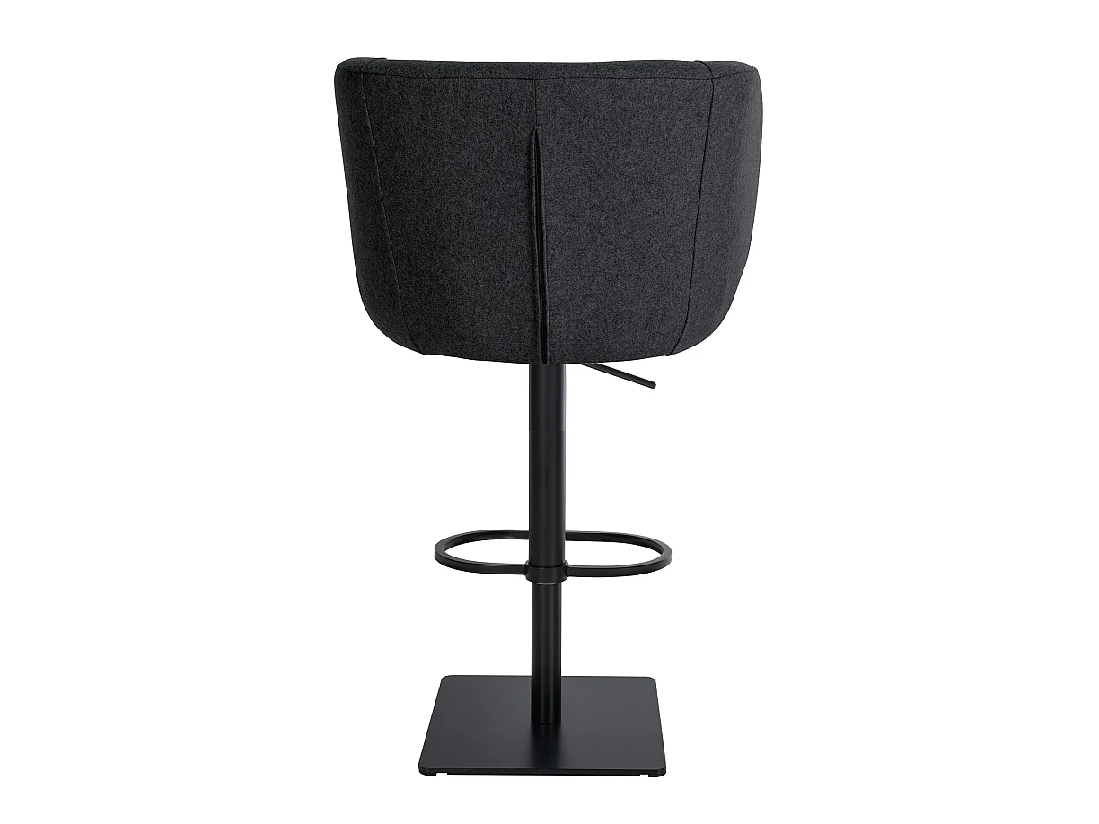 Barhocker - Filz & schwarz - anthrazit - Gambo