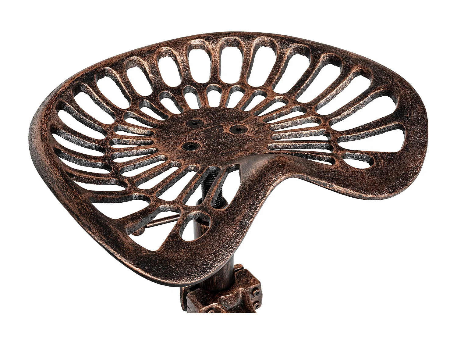 Lot de 2  Tabouret de bar - Métal & Gris - Bronze - Butch