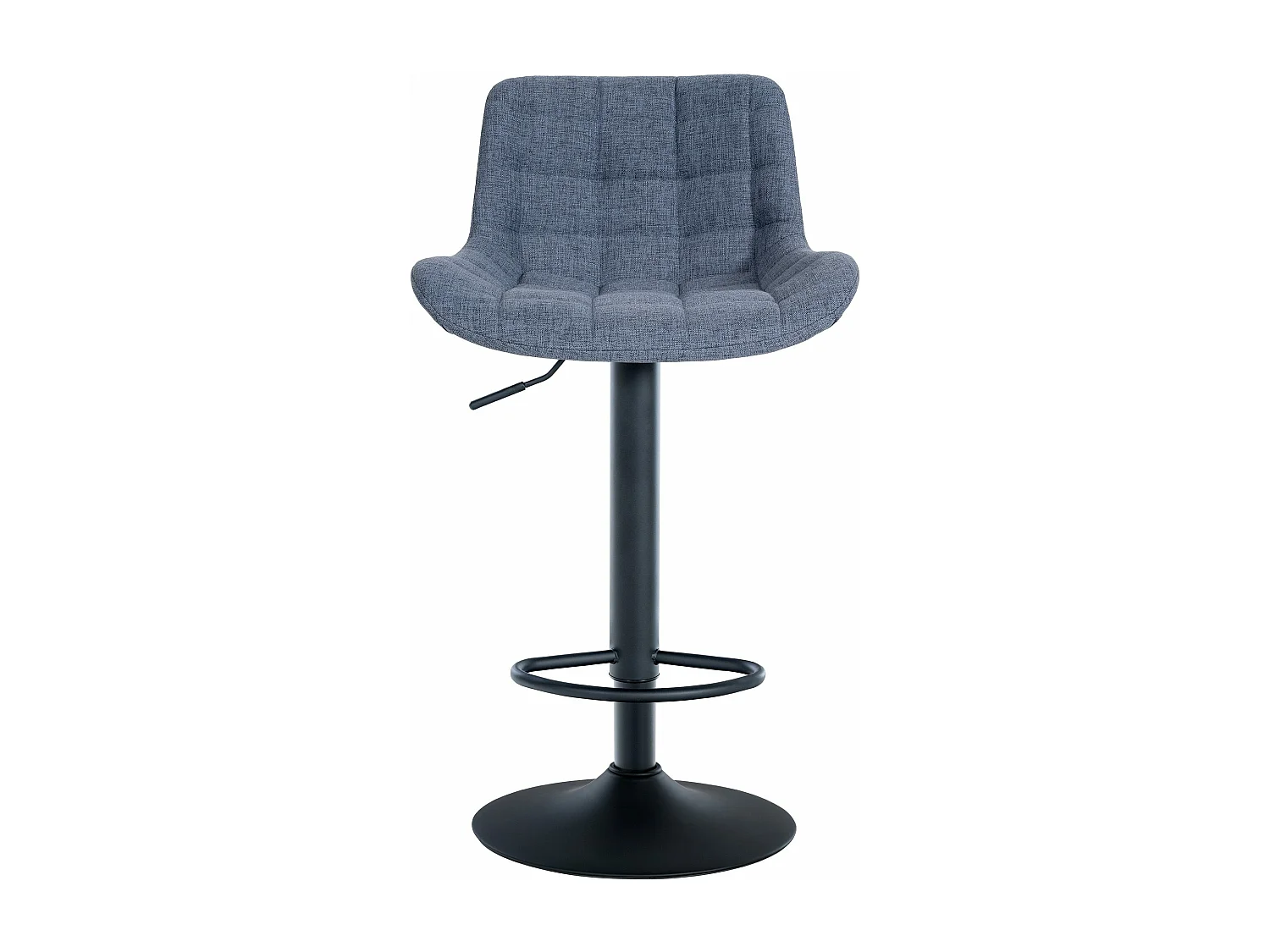 Lot de 2  Tabouret de bar - Tissu - Bleu - Tover