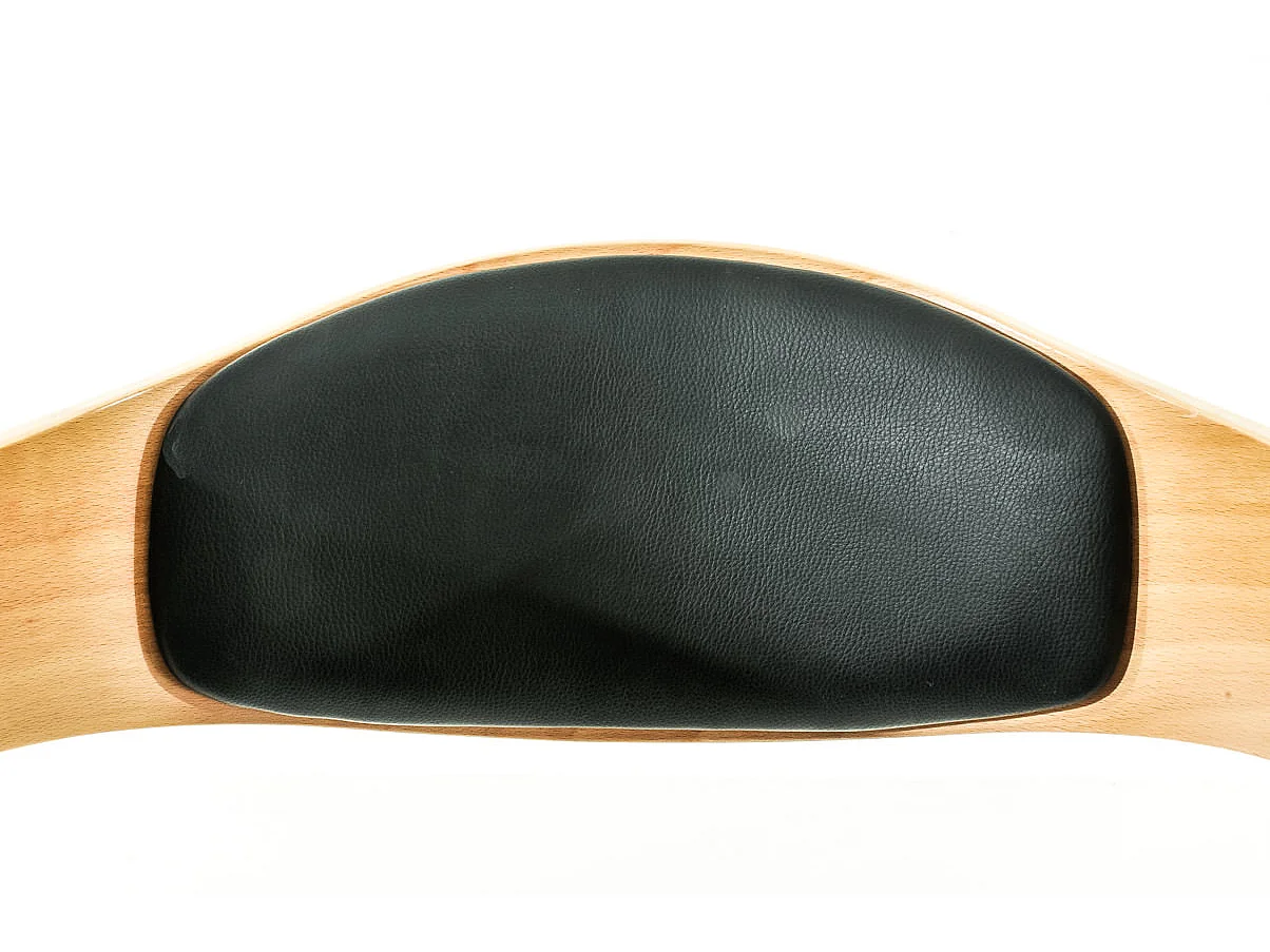 2er Set Barhocker - Kunstleder - natura/schwarz - Kingston