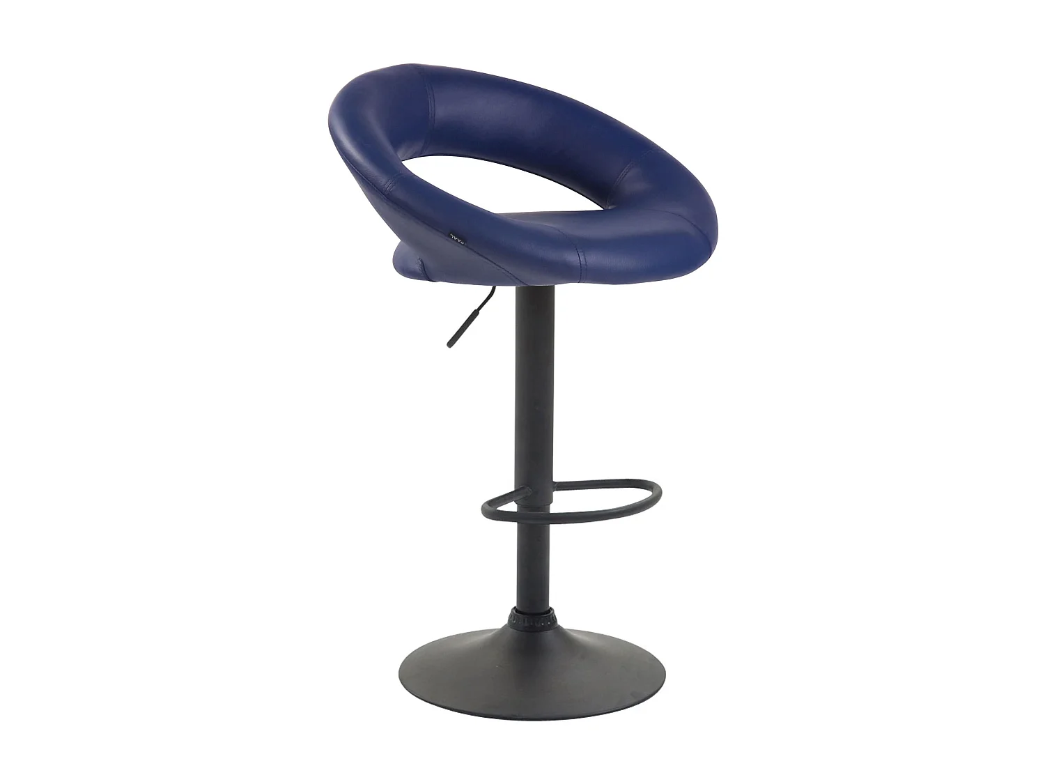 Set di 2 Sgabello da bar - Finta pelle & Metallo - blu - Olinda