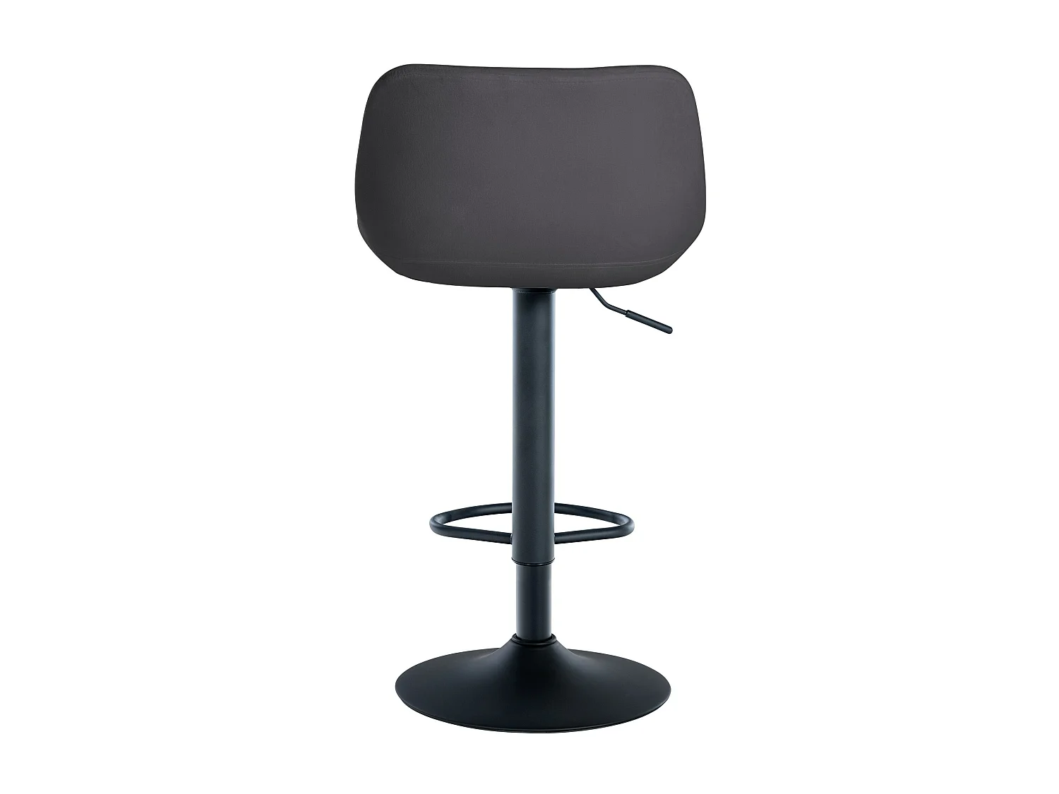 Tabouret de bar - Velours - Gris foncé - Loft