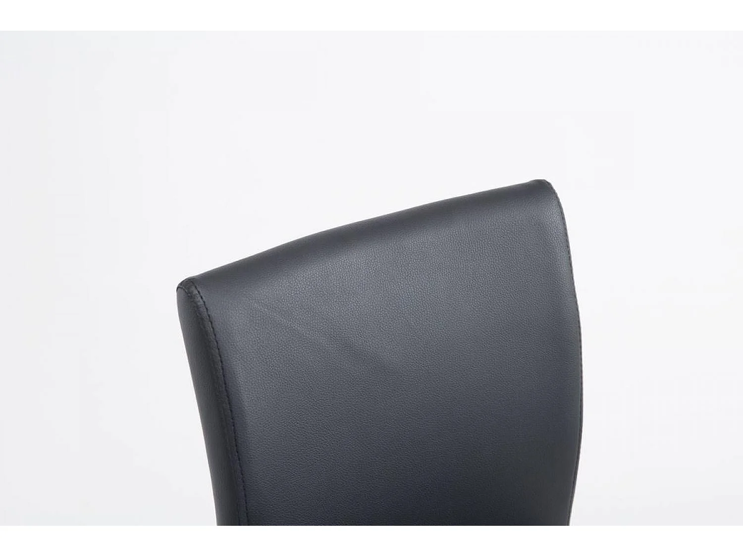 2er Set Barhocker - Kunstleder & schwarz - schwarz - Köln