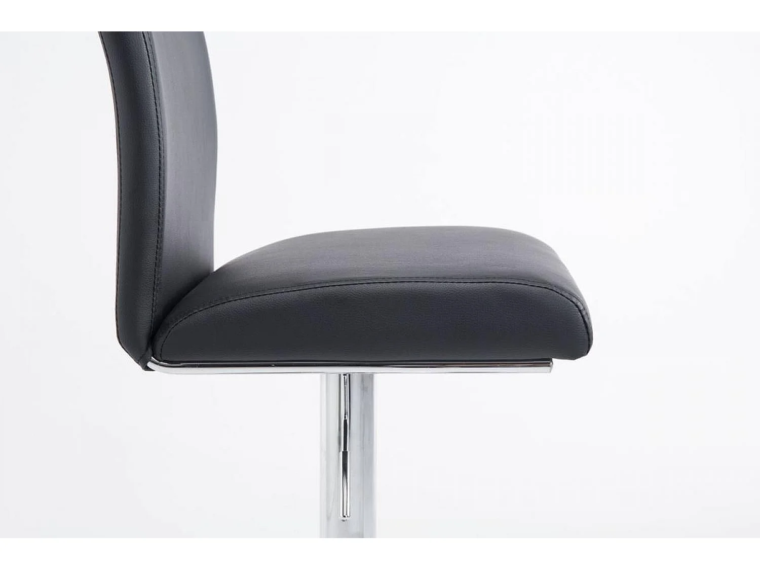 Set van 2  Barkruk - Kunstleer & zwart - zwart - Köln