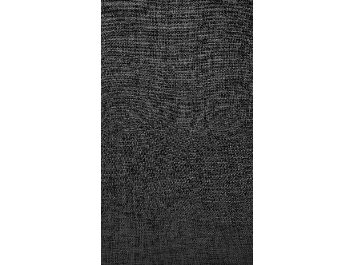 Lot de 2  Tabouret de bar - Tissu - Noir - Loft