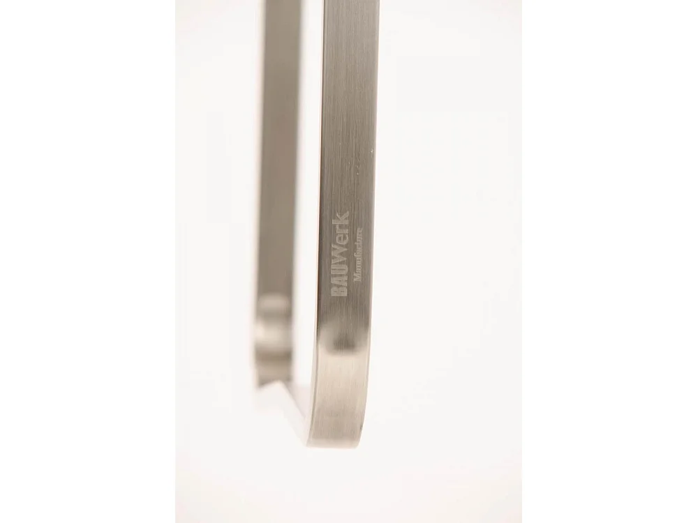 Tabouret de bar - Tissu & Acier inoxydable - Gris foncé - Panama