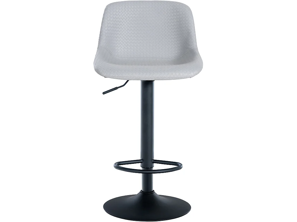 Lot de 2  Tabouret de bar - Similicuir - Gris - Loft
