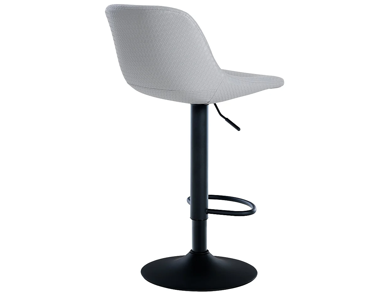 Lot de 2  Tabouret de bar - Similicuir - Gris - Loft
