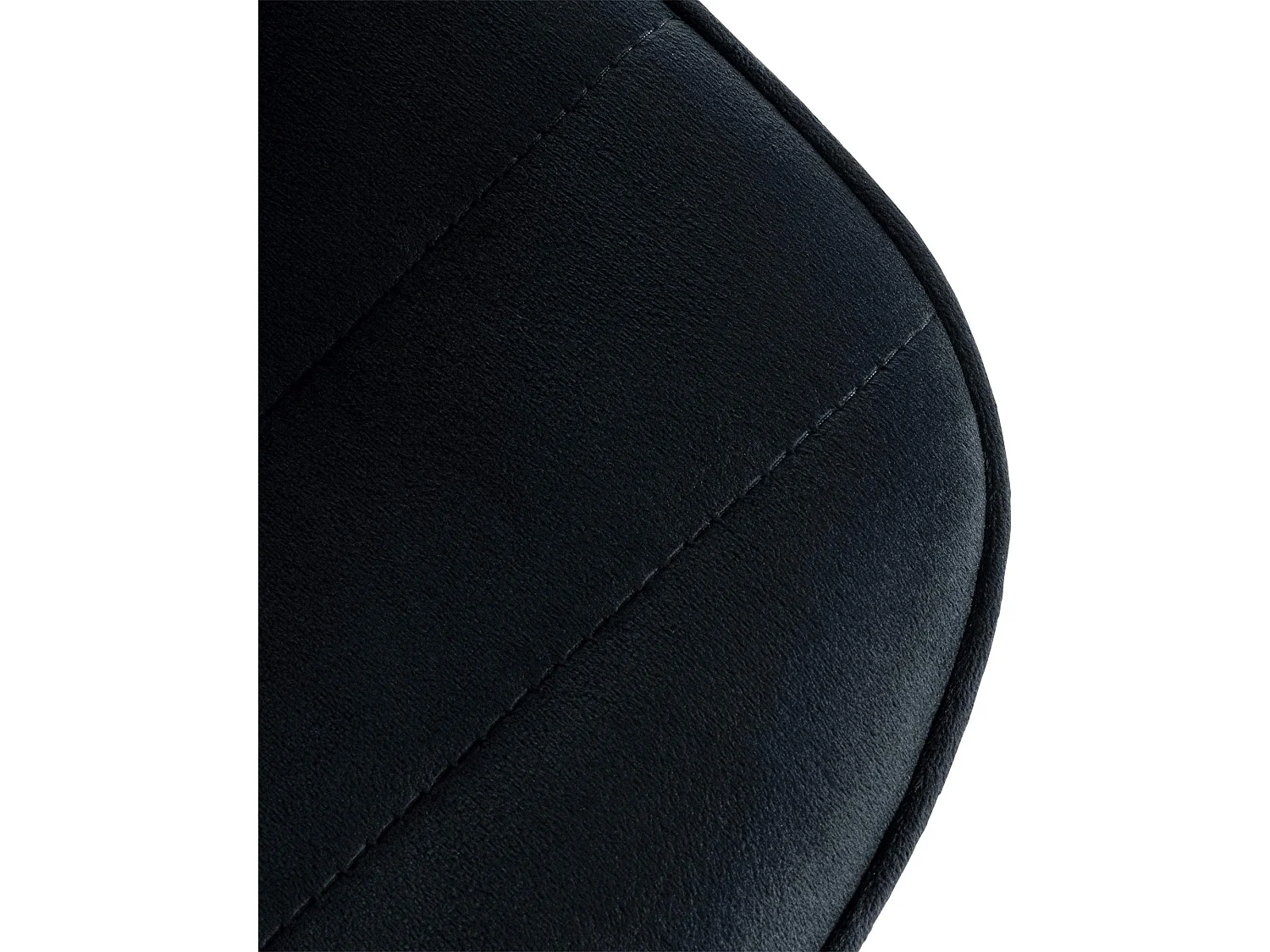 Tabouret de bar - Velours & Métal - Noir - Lex