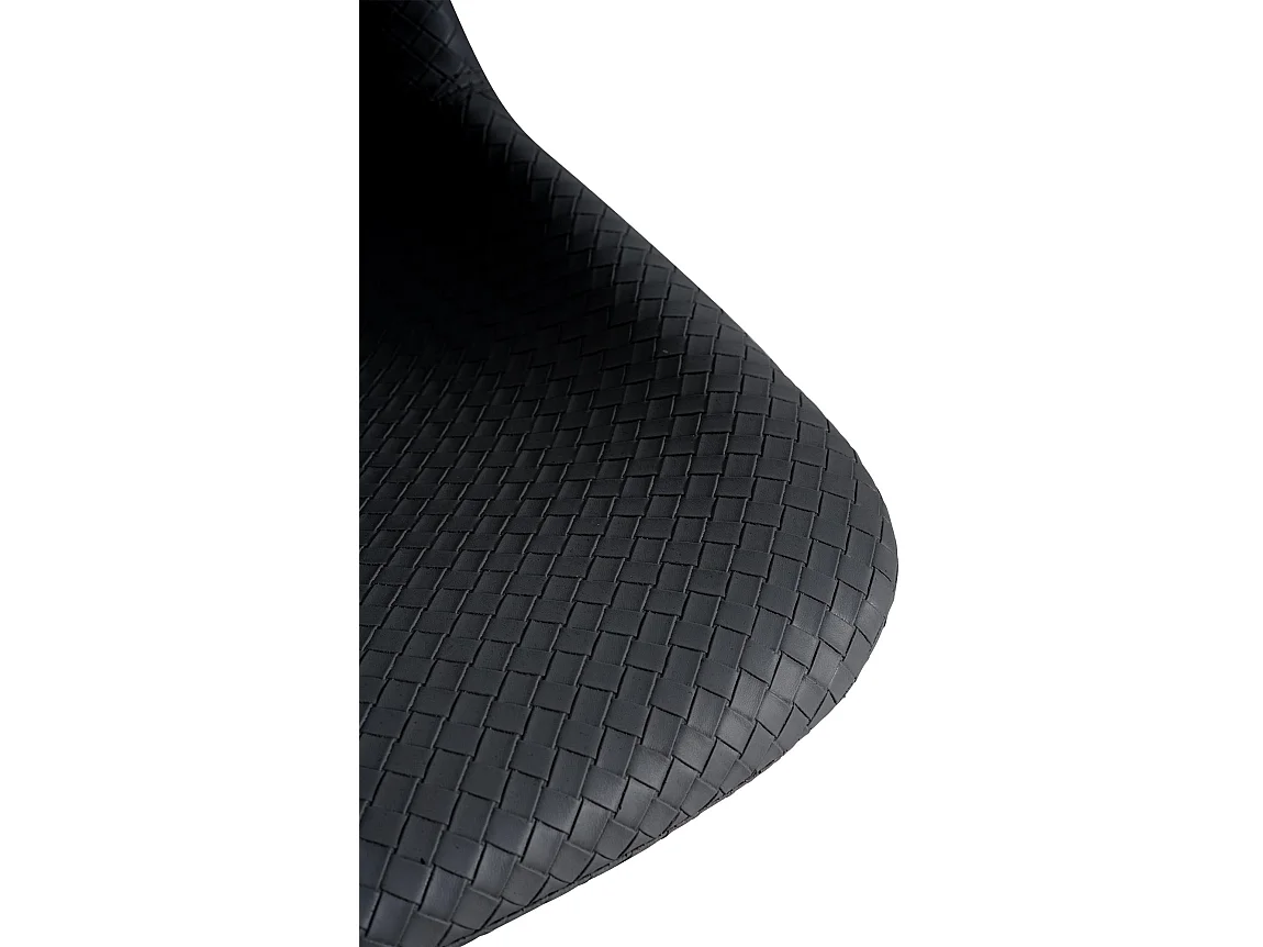 Tabouret de bar - Similicuir - Noir - Loft