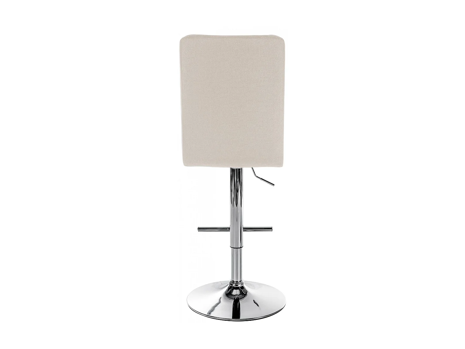 Tabourets de bar - Tissu & Métal - Crème - Peking V2