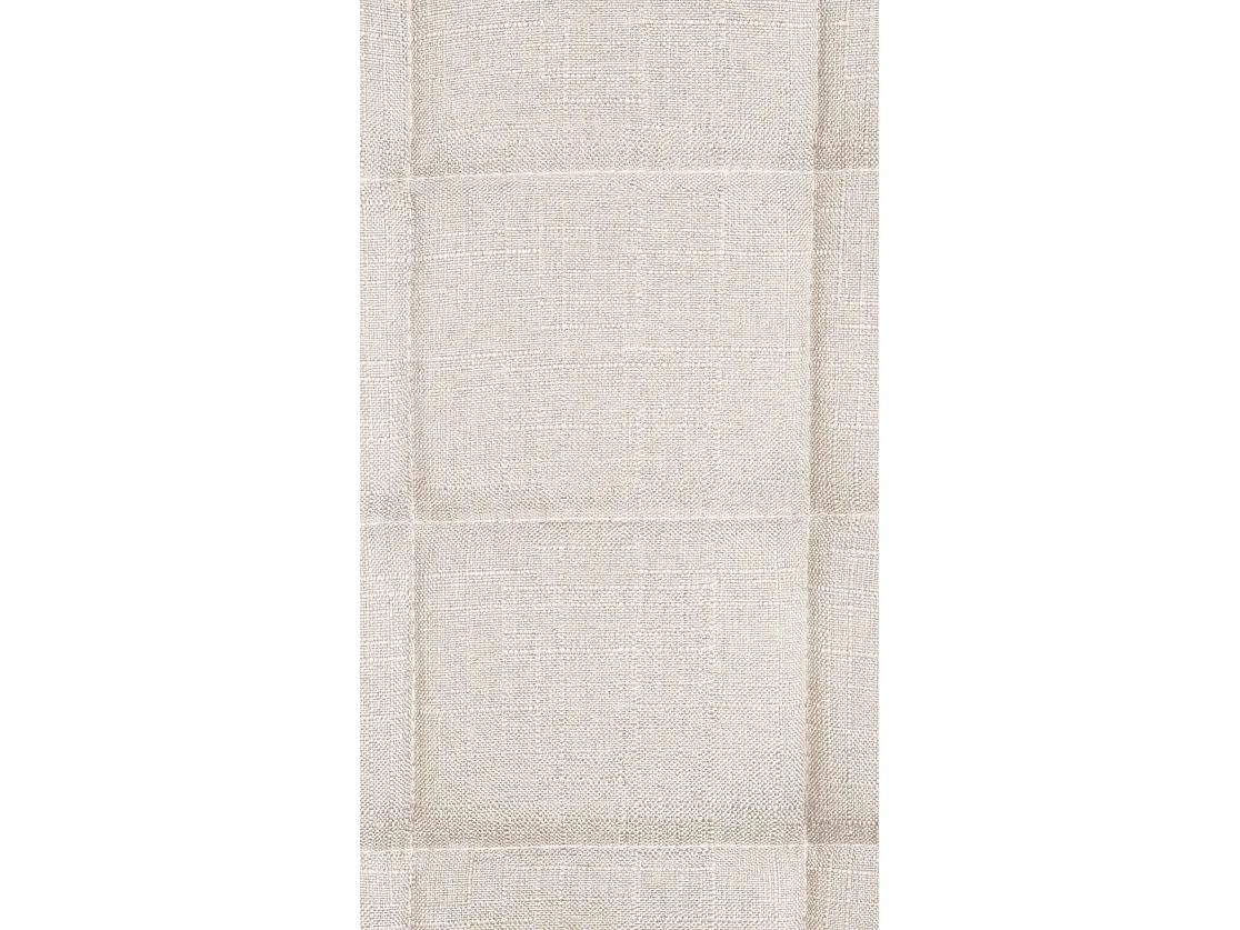 Tabourets de bar - Tissu & Métal - Crème - Peking V2