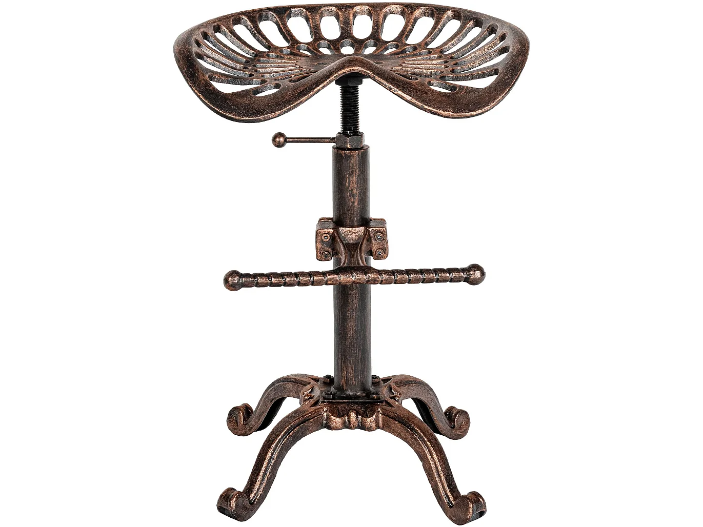 Barhocker - Metall & schwarz - bronze - Butch